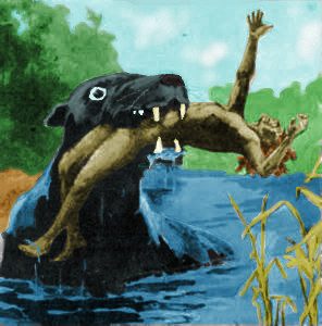 Depiction of Bunyip