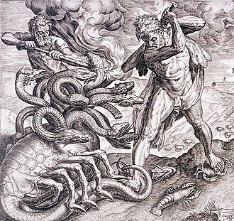 Depiction of Lernaean Hydra