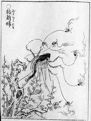 Depiction of Jōrōgumo