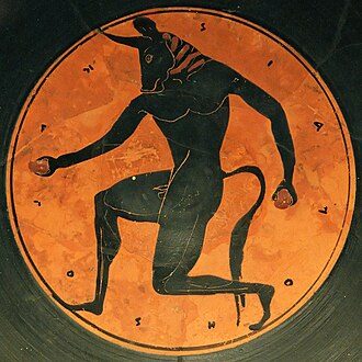 Depiction of Minotaur