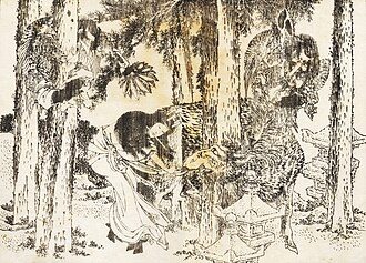 Depiction of Tengu