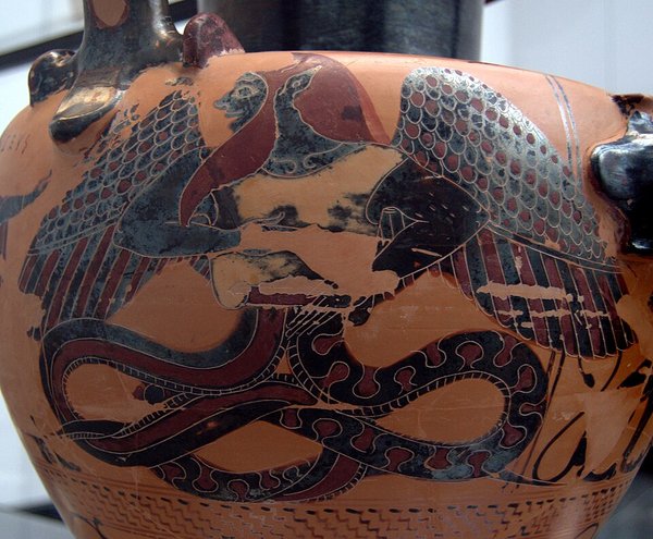 Depiction of Typhon