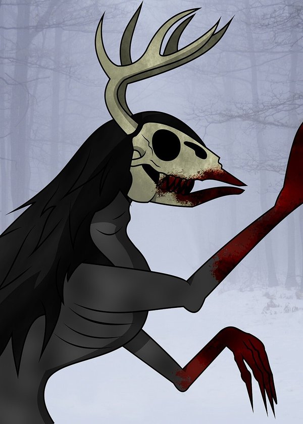 Depiction of Wendigo