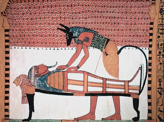 Depiction of Anubis