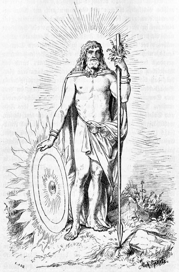 Depiction of Baldr