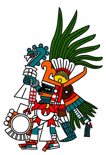 Depiction of Huitzilopochtli