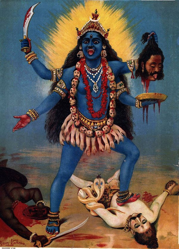 Depiction of Kālī