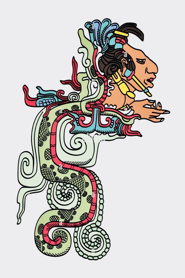 Depiction of Kukulkan