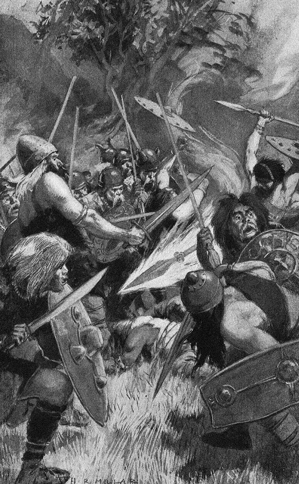 Depiction of Lugh