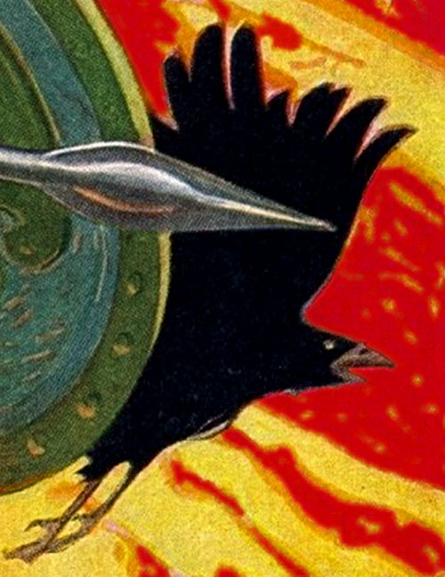 Depiction of The Morrígan