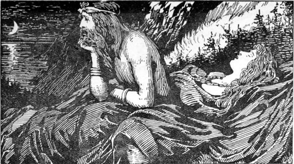 Depiction of Njörðr