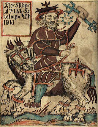Depiction of Odin