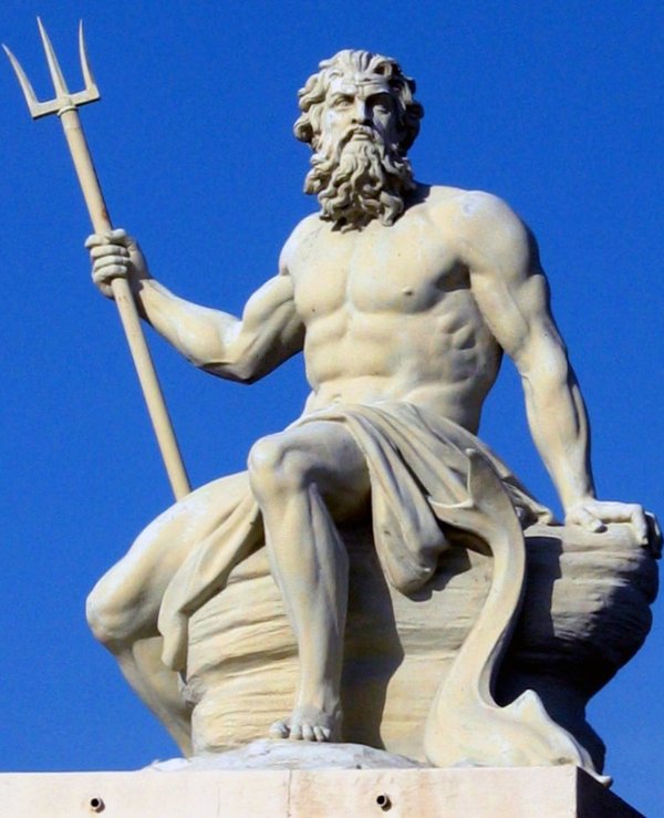 Depiction of Poseidon