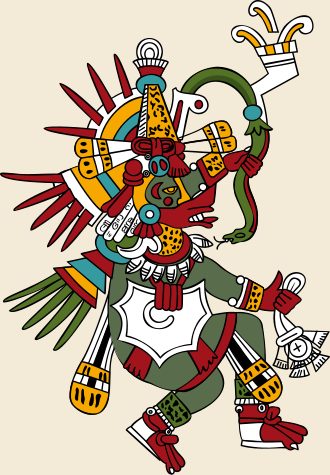 Depiction of Quetzalcóatl