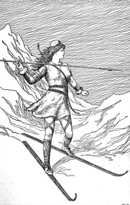 Depiction of Skaði