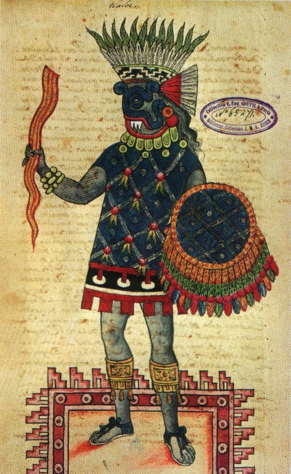 Depiction of Tláloc