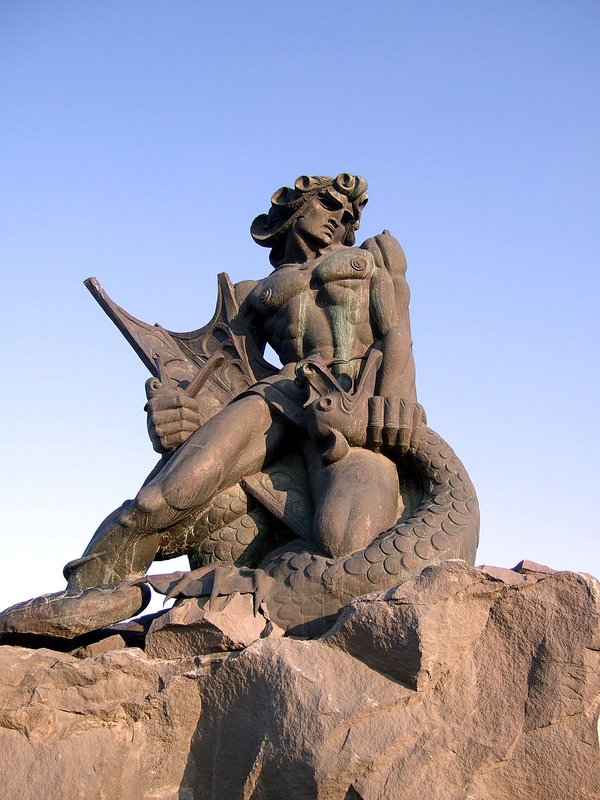 Depiction of Vahagn