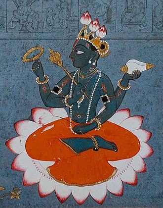 Depiction of Vishnu