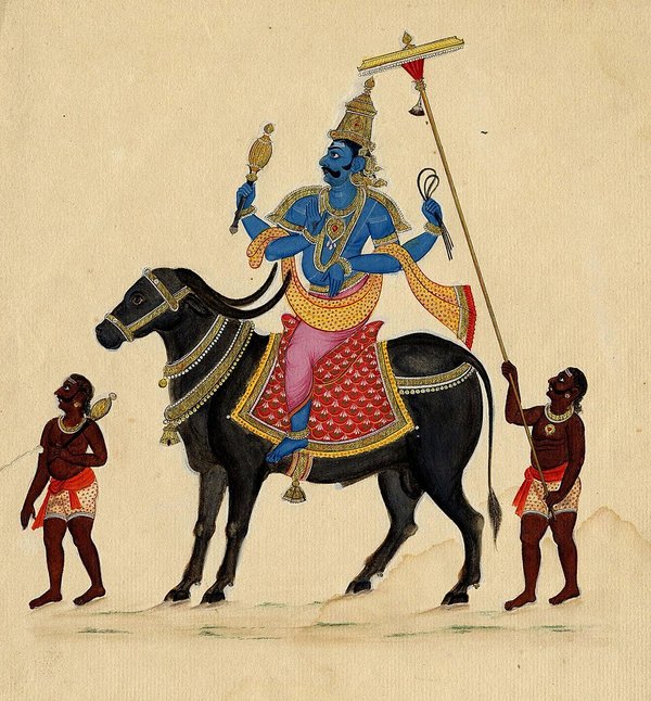 Depiction of Yama