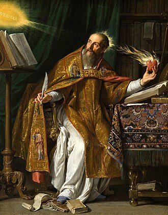 Depiction of Augustine of Hippo