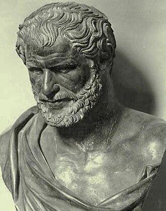 Depiction of Democritus