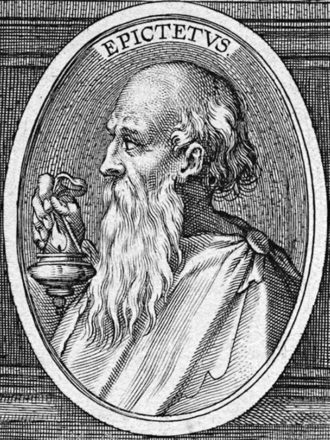 Depiction of Epictetus