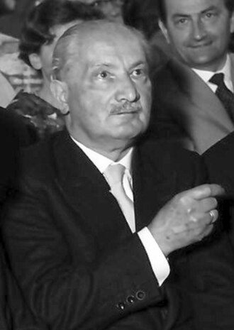 Depiction of Martin Heidegger