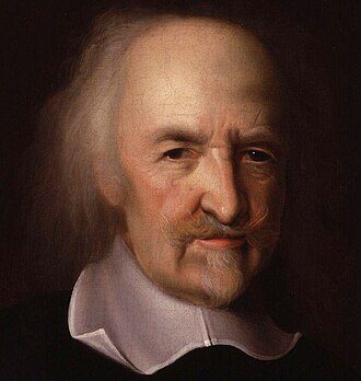 Depiction of Thomas Hobbes