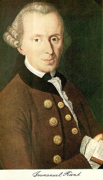 Depiction of Immanuel Kant