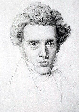 Depiction of Søren Kierkegaard