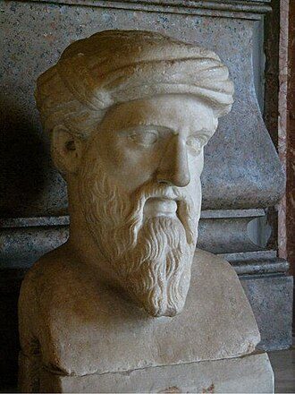 Depiction of Pythagoras
