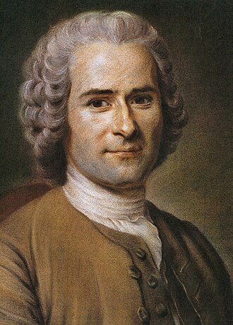 Depiction of Jean-Jacques Rousseau